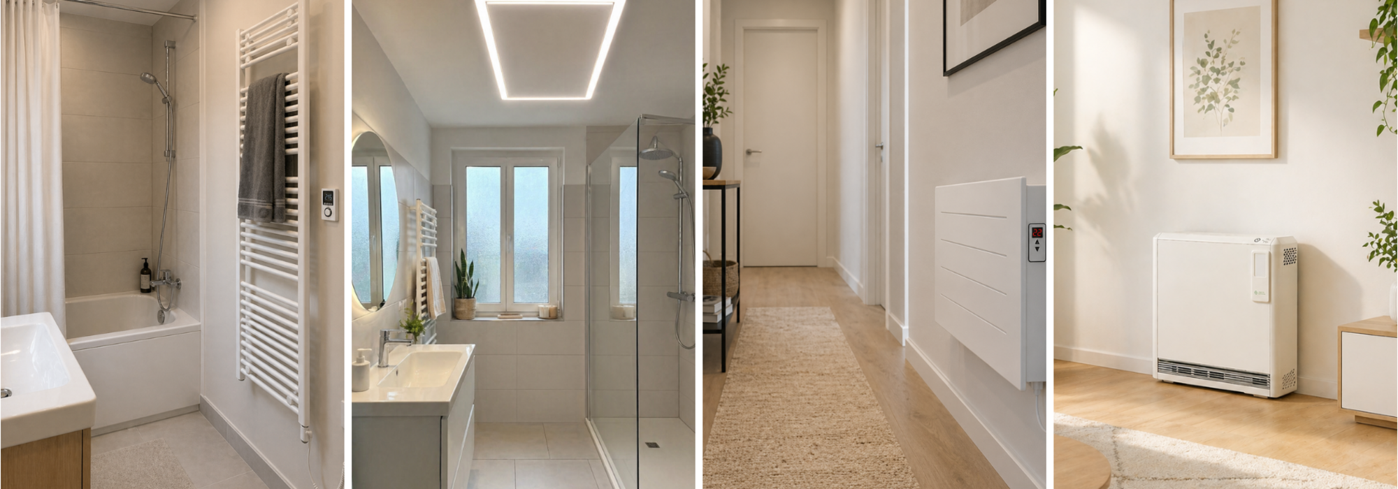 SmartTherm Heizungen in verschiedenen Räumen eingebaut